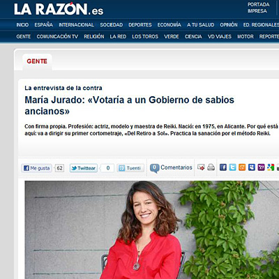 María Jurado entrevista La Razón